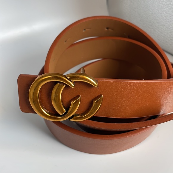 Beautiful Brown leather belt One size fits most - Picture 8 of 8